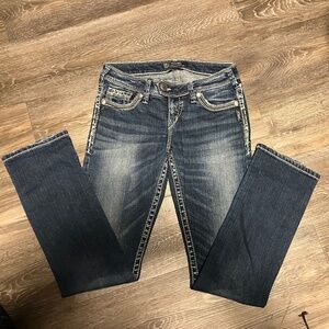 Silver Tuesday baby boot low rise jeans